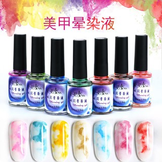 สีทาเล็บเจลทำลายหินอ่อน (Marble Ink) มี 12 สี ขนาด 15 ml