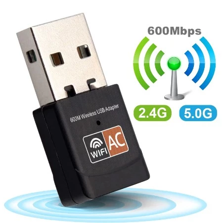 (ส่งจากไทย) ตัวรับสัญญาณ ไวไฟ USB Wifi รับได้ทั้งความถี่ AC 2.4 GHz และ 5 GHz
