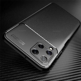 Carbon Fiber texture Case For Samsung Galaxy A22 5G 4G Case Back Cover Soft Phone Case Bumper For Samsung A 22 5G Casing