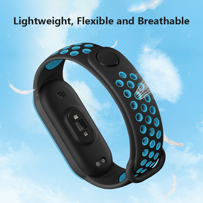 สายรัดซิลิโคน แบบนิ่ม สําหรับ Xiaomi Mi Band 5 Miband 5 6