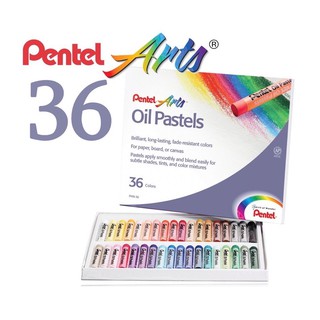 สีชอล์คนเำมัน Pentel 36สี