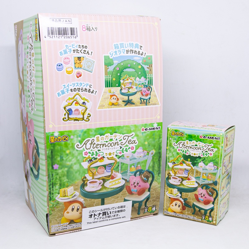 Re-ment Kirby Afternoon Tea (ครบชุด 8 ชิ้น) รีเมนท์ ของจิ๋ว ชุดน้ำชายาม ...