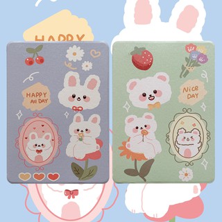 เคสiPad หมีน่ารัก Cute กระต่าย With pen slot 10.2 2020 Gen8, Gen7 เคสไอแพด 2019 Air3,10.5,11pro2020 Case เคส