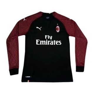 เสื้อกีฬาแขนยาว ลายทีม AC Milan 3rd 2018/19