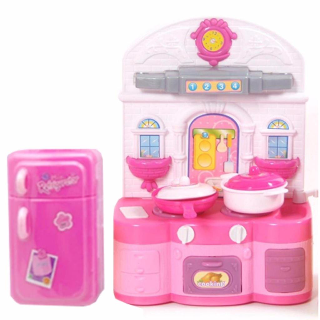 Mini Kitchen ของเล่นตู้เย็นและโต๊ะครัวจำลองini Kitchen ของเล่นตู้เย็นและโต๊ะครัวจำลอง