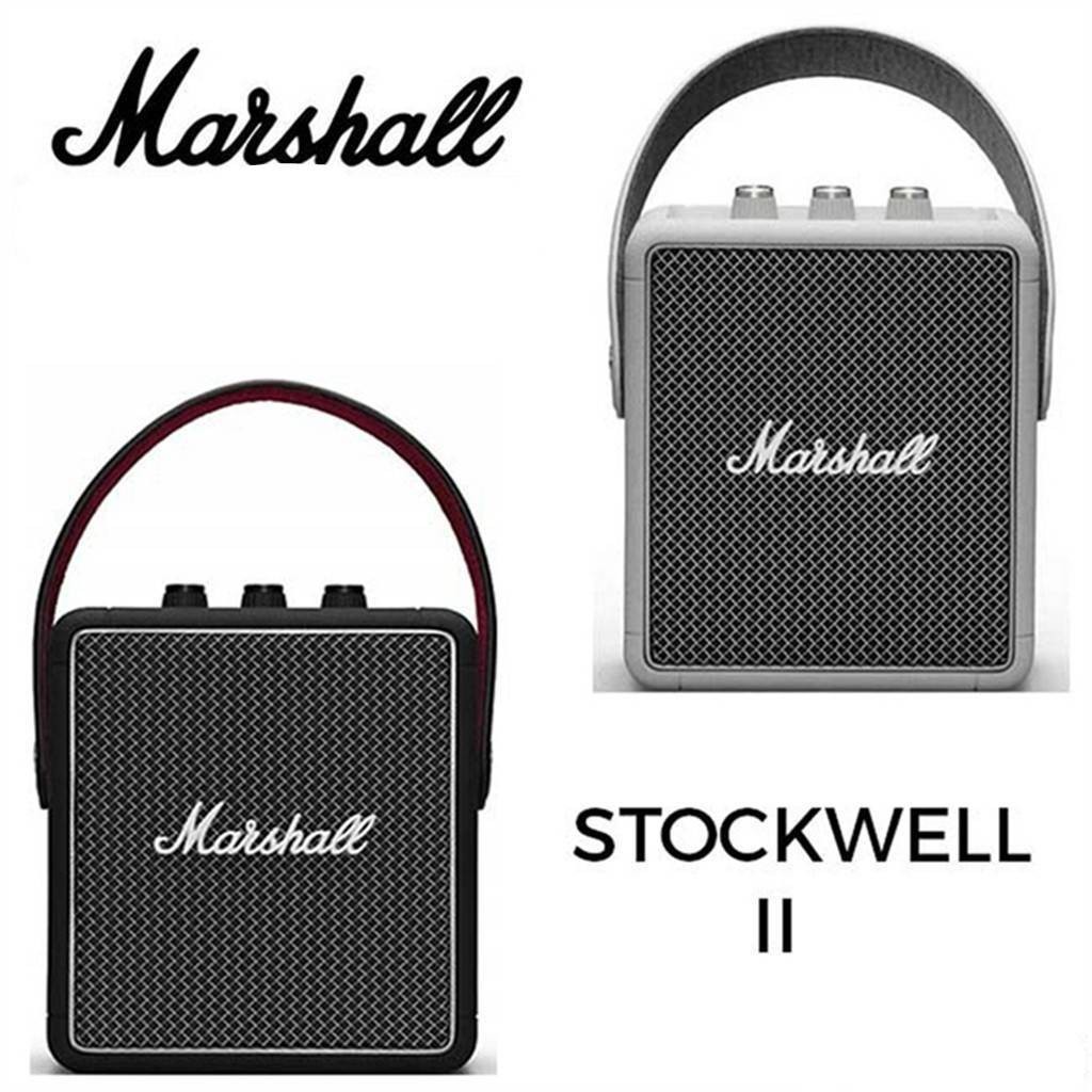 ลำโพง Stockwell II Bluetooth Speaker เล่นเพลงได้ยาวนานถึง 6 ชั่วโมง มาแชล มาร์แชล มาแชล สต็อกเวล รุ่น2