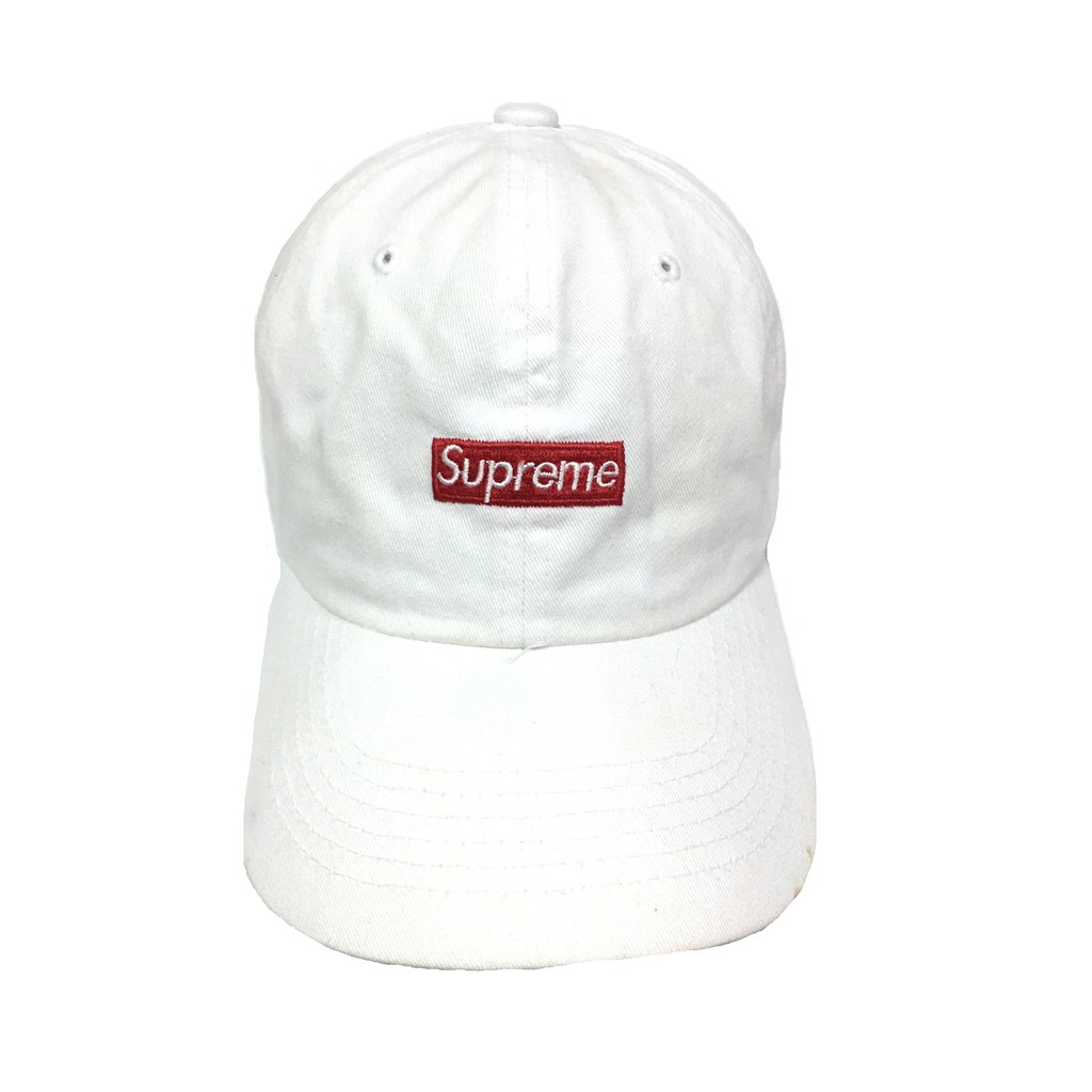หมวก Supreme ของแท้ 100% มือหนึ่ง สีขาว