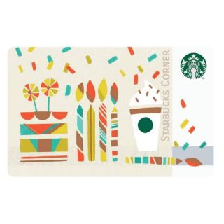 บัตร Starbucks ลาย Happy Birthday