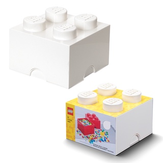 กล่องเลโก้ LEGO Brick 4 WHITE สีขาว 25x25x18 cm ของแท้