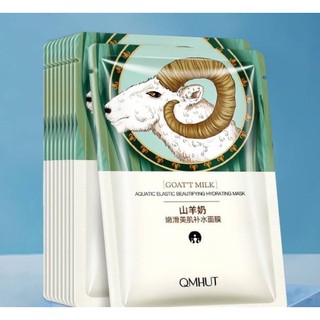 แผ่นมาร์กหน้า QMHUT Goat milk Korea Mark