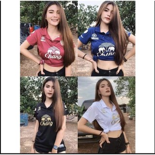 เสื้อทีมบุรีรัมย์  งานคุณภาพ AAAเกรดเอBORIRAM UNITEDเสื้อบอลเลดี้คอปกแขนสั้น เสื้อกีฬาทีมไทย ชาดไทย