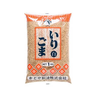DOT013 งาขาวคั่ว (1kg, Kadoya Br.)/Iri Shiro Goma