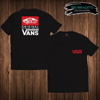 Vans เสื้อยืดแขนสั้น ผ้าฝ้าย พิมพ์ลาย สไตล์คลาสสิก แฟชั่นสําหรับผู้ชาย และผู้หญิง