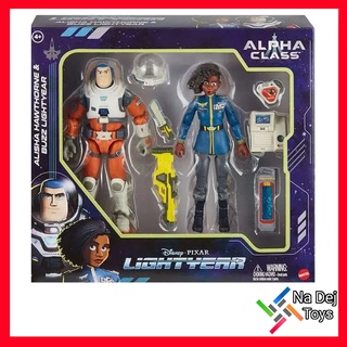 Mattel Lightyear Alisha Hawthrone &amp; Buzz Lightyear Alpha Class Figure แมทเทล ไลท์เยียร์ อลิช่า ฮอวโทรน &amp; บัซ ไลท์เยียร์