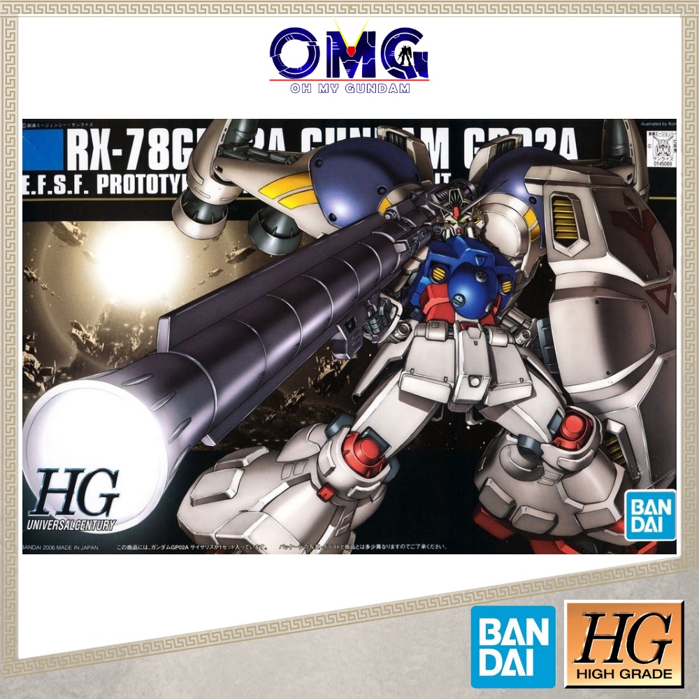 Bandai HGUC RX-78 GP02A Gundam GP02 Physalis HGUC RX-78 GP-02A HG RX78GP02A RX 78 GP02A Universal Ce