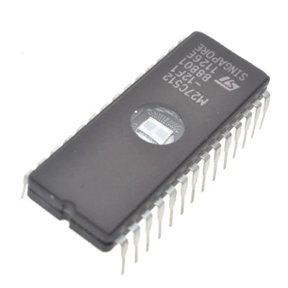 M27C512-12F1 M27C512-10F1 27C512 DIP-28 EPROM ชิป IC ไดรฟ์ IC