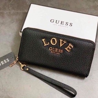 GUESS CONNER LARGE ZIP AROUND WALLET