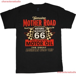 charactersstudio New 2021 New Summer Tee Mens Graphic Tees Route Rt 66 Sign Shirts For Men Clothing Apparel Best Sale Fo