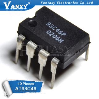 10PCS AT93C46 DIP8 93C46 DIP-8 DIP EEPROM 64x16 new original