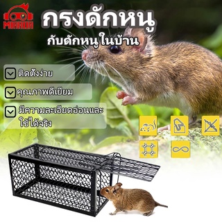 กรงดักหนู กรงจับหนู กรงดักหนูแบบติดเหยื่อ Mouse cage กรงจับกระรอก กรงจับกระแต กับดักหนูในบ้าน กรงจับหนูบ้าน Mouse trap