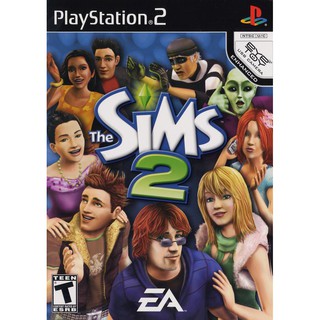 The Sims 2 ps2 แผ่นเกมส์ps2 เกมเพล2 เกมplay2