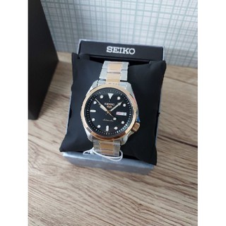 NEW SEIKO 5 SPORTS ROSE/GOLD SRPE58K