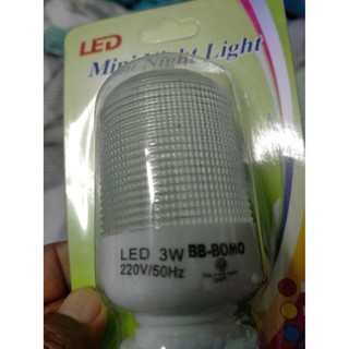 หลอดไฟเสียบปลั๊กหลอด LED 3W. daylight