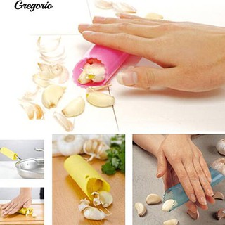 Gregorio Silicone Peeling Garlic Peeler Helper เครื่องมือเครื่องใช้ในครัวที่มีประโยชน์