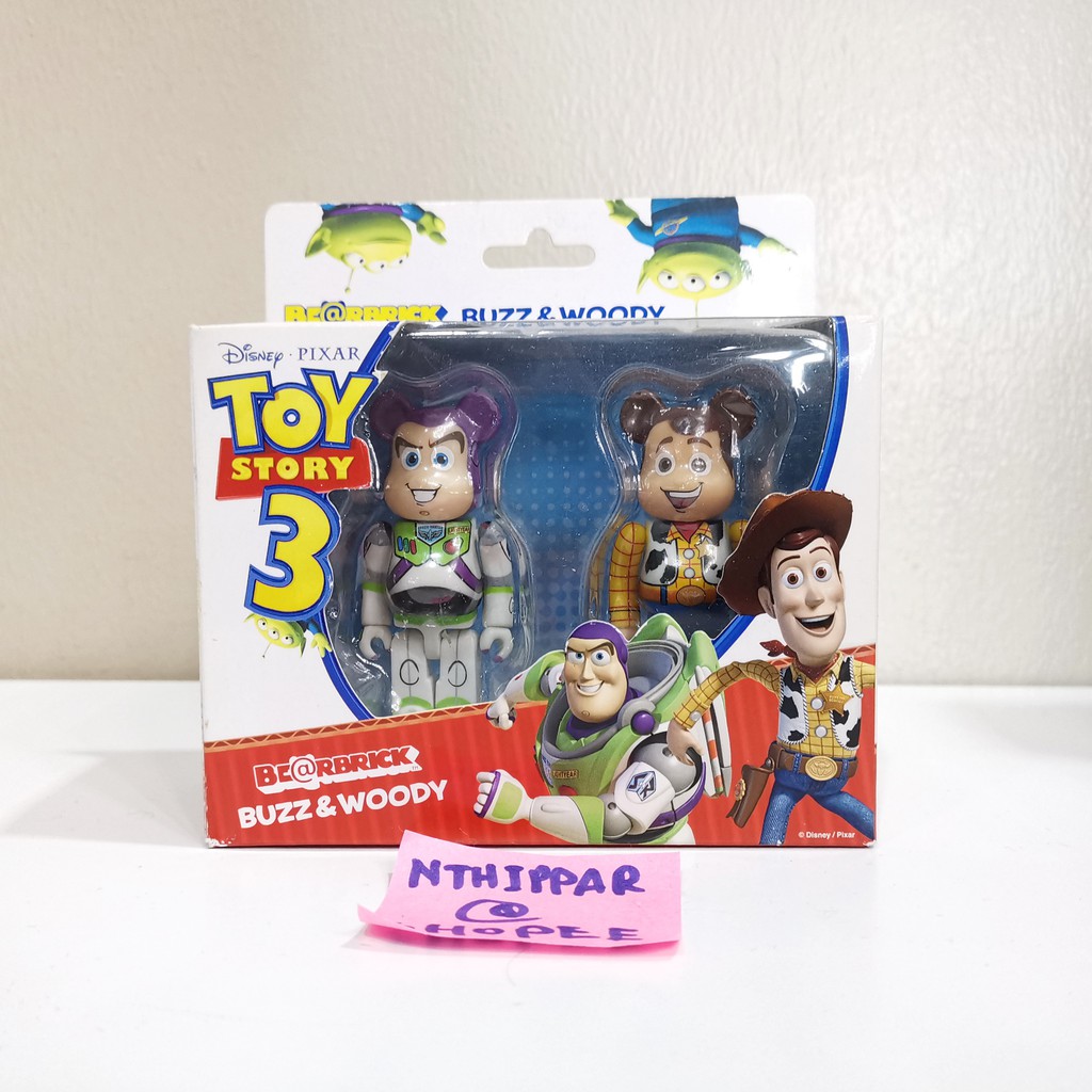 +++ ขาย Bearbrick Be@rbrick 100% Woody &amp; Buzz lightyear ของใหม่ ของแท้ พร้อมส่ง +++ Disney Pixar Toy Story Medicom
