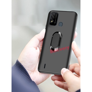 Itel P37 P37 Pro Vision 2 Plus Vision 2S เคสนิ่ม ด้าน แม่เหล็ก รถ แหวนนิ้ว เคสซิลิโคน เคสโทรศัพท์