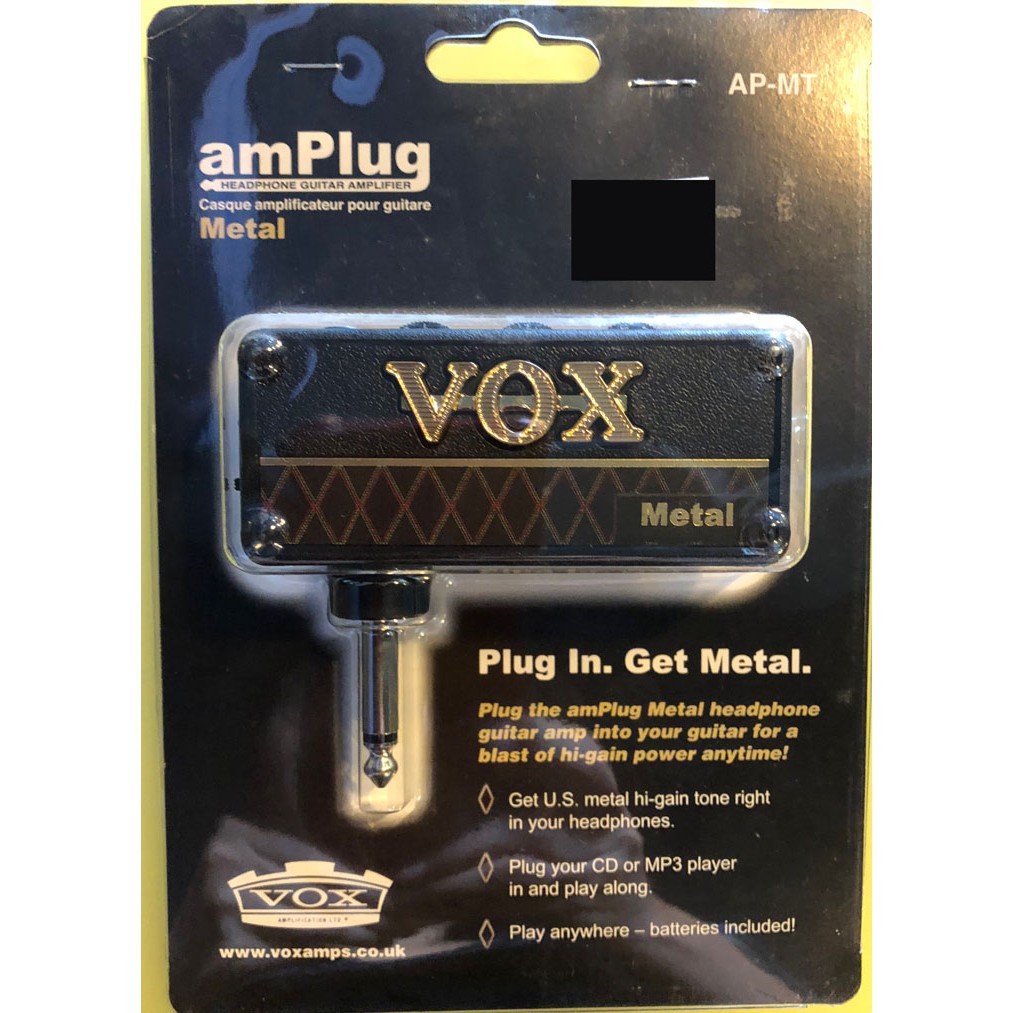 VOX amPlug AP-MT METAL Guitar Headphone Amp