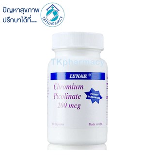 Lynae chromium picolinate 200 mcg 60 capsules