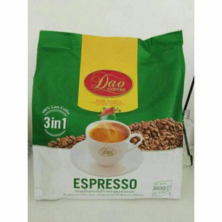 กาแฟปรุงสำเร็จรูป 3in1 Expresso dao coffee 600g 30ซองX20กรัม