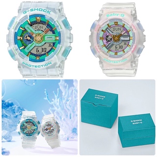 ซื้อ1ได้ถึง2*นาฬิกาคู่รัก G-SHOCK/BABY-Gของแท้💯*  รุ่นใหม่ล่าสุด(8/2021) ชื่อรุ่น SLV-21A-7A และ SLV-21B-2