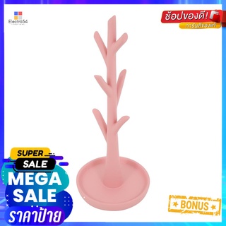 อุปกรณ์จัดเก็บเครื่องประดับ เรซิ่น STACKO WISH 13.3X13.3X31.3 ซม. สีชมพูRESIN JEWELRY ORGANIZER STAND STACKO WISH 13.3X1