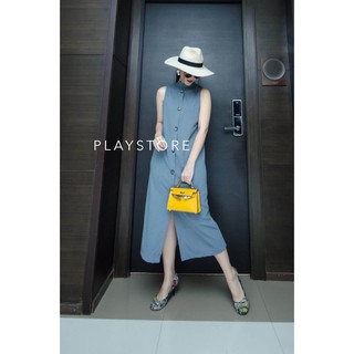Mirrorsister’s SimPLy GLoRy SLeeVeLess DRESS” เดรสแขนกุดทรงเรียบง่ายเบสิค แต่ใส่ออกมากแล้วสวยเก๋ มีดีเทลแต่งกระดุมลายกระ