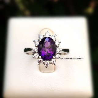 แหวนแอเมทิสต์แท้ (NATURAL AMETHYST)