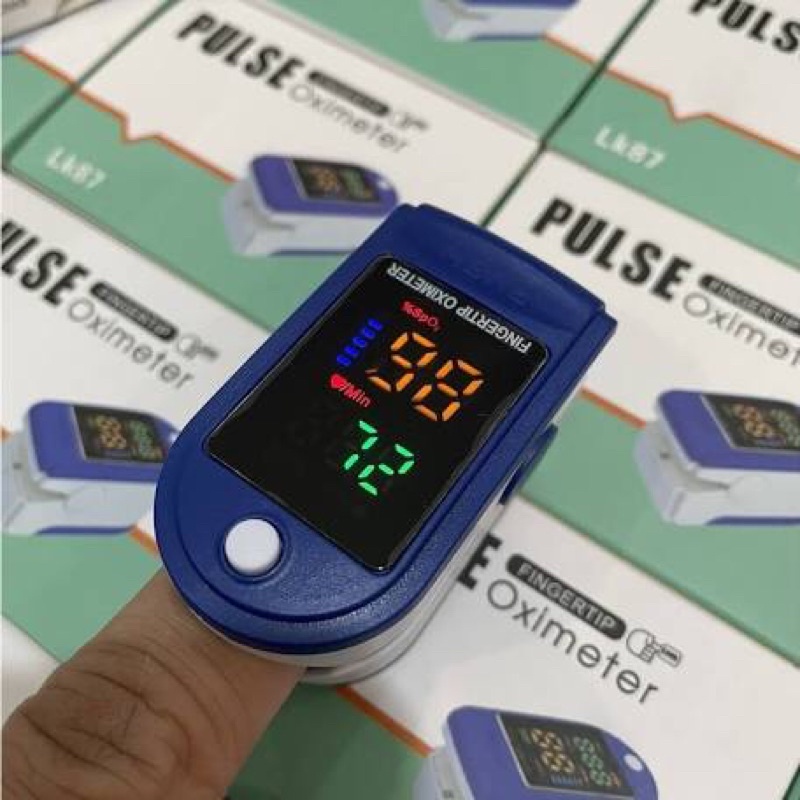 เครื่องวัดออกซิเจนในเลือด  Fingertip Pulse Oximeter #สินค้ามีพร้อม