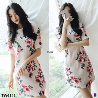 👗Pfashion [ส่งไว!!🚛] P6143 เดรสดอกกุหลาบ  rose dress