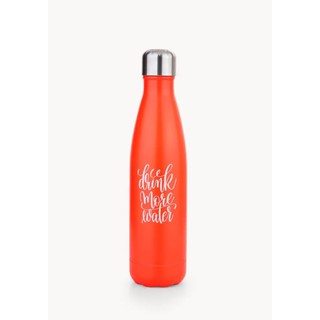 FLEXILEXI ขวดน้ำเก็บความร้อนและเย็น Orange Flexi Drink More Water Tumbler สีส้ม อุปกรณ์กีฬาอื่นๆ อุปกรณ์กีฬา อุปกรณ์ กีฬ