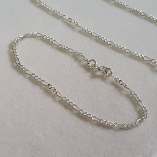 Me.phenomenal : figaro bracelet  (silver925/เงินแท้925)