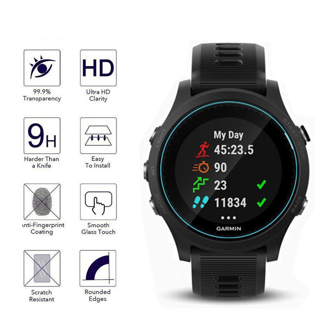 ฟิล์มกระจกกระจกนิรภัยกันรอยหน้าจอสําหรับ Garmin Forerunner 935 945