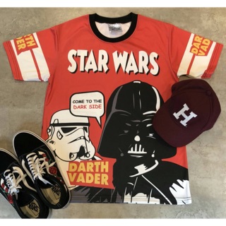 เสื้อ &amp; เดรส ผ้าดาวกระจายลาย Star Wars