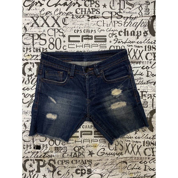 CPS CHAPS No Pain No Gain Volume 6 Size 28 Shorts Jeans Co-Designed by Toon กางเกงยีนส์ขาสั้นพี่ตูน Bodyslam