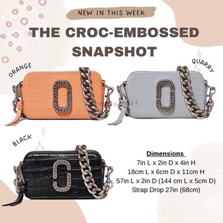 ❗️พร้อมส่ง❗️The Croc Embossed Snapshot