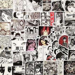 ❉ Junji Ito Classical Horror Comics Series 02 สติ๊กเกอร์ ❉ Manga Tomie Uzumaki Souichi Tsujii DIY Fashion Luggage Laptop Skateboard Doodle สติ๊กเกอร์（A-10PCS；B-21PCS；C-56PCS）