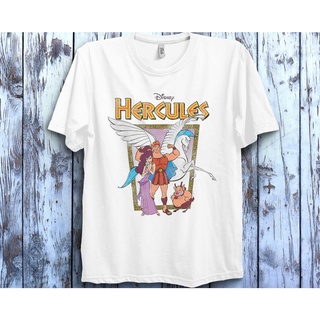 เสื้อผ้าผชเสื้อยืด พิมพ์ลายโปสเตอร์ภาพยนตร์ Disney Hercules สไตล์คลาสสิกS-5XL