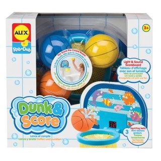 == โล่ะ == ชุดของเล่นชู้ตบาสมหาสนุก ยี่ห้อ ALEX — Dunk &amp; Score Tub Set ของแท้จากอเมริกา