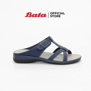 Bata Women's Mules Flats รองเท้าส้นแบนสำหรับผู้หญิง รุ่น Gade สีน้ำเงิน 6619662