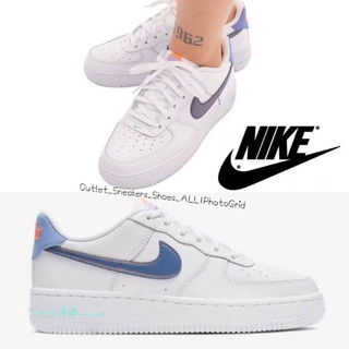 รองเท้า Nike Air Force 1 Low LV8 White Dark Purple Dust Light Thistle Copa ส่งฟรี